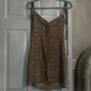 Skylar and Madison fitted cheetah dress